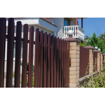 Металлический штакетник «ВЕРСАЛЬ», покрытие полиэстер, одностороннее глянцевое