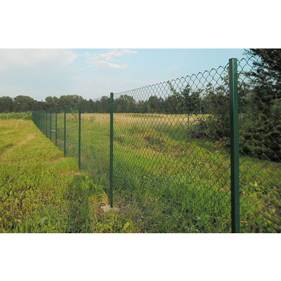 Обыкновенная сетка Рабица с ПВХ покрытием 2,4 мм. Высота 1,2 м