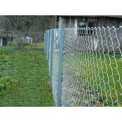 Оцинкованная сетка рабица для забора д. 1,8 высотой 1,2 м
