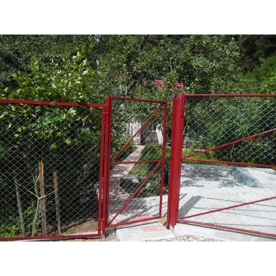 Оцинкованная сетка рабица для забора д. 1,8 высотой 1,5 м