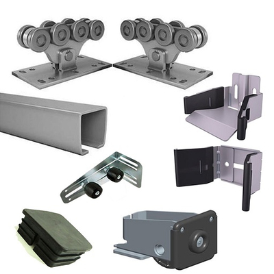 КОМПЛЕКТ ФУРНИТУРЫ ALUTECH SGN.01 (ДО 450 КГ) с не оцинкованной шиной 6 м.п